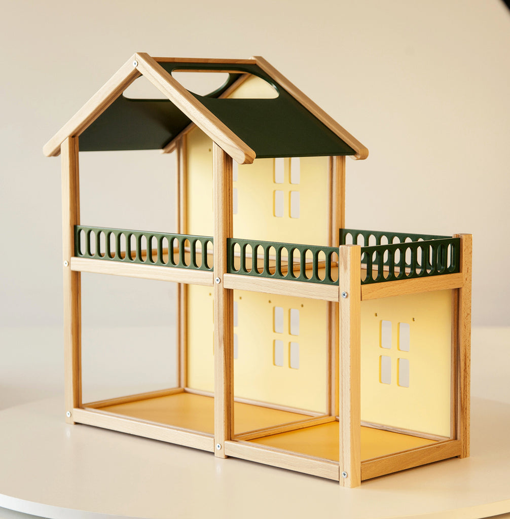 big wooden doll house