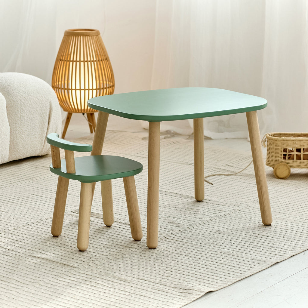 Trendy Sage Green: How Kids' Furniture Creates a Stylish Space for Your Little One