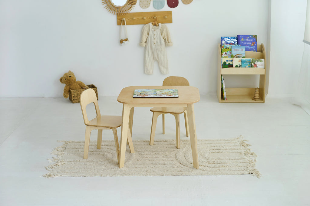kids chair and table