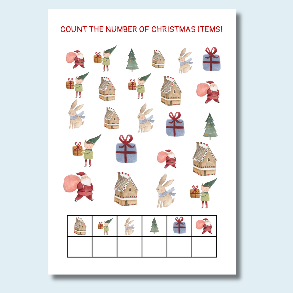 Printable Letter to Santa with 3 Activity Pages and Envelope