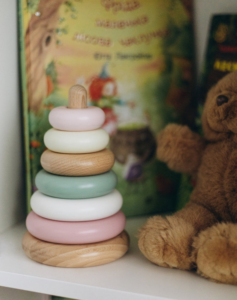 wooden stack toy
