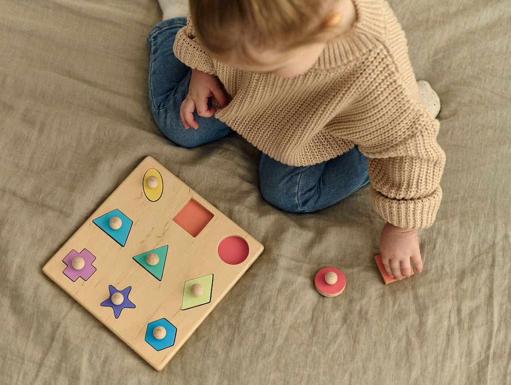 wooden sorting toy