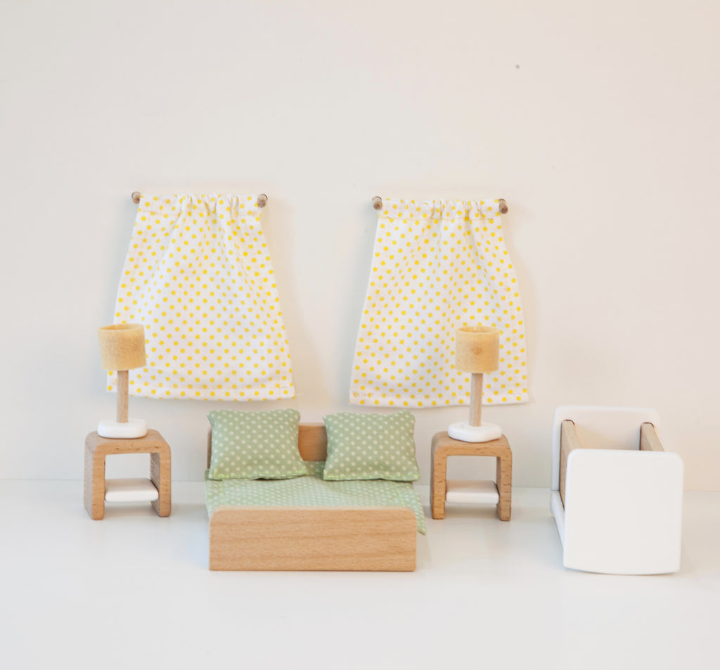 wooden dollhouse furniture