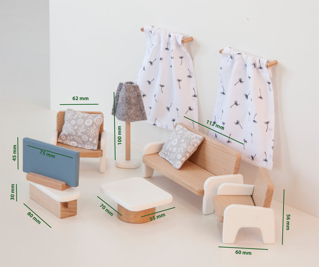 Wooden Doll House Furniture